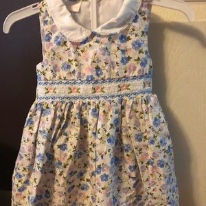 Bonnie Baby smocked size 12 month dress